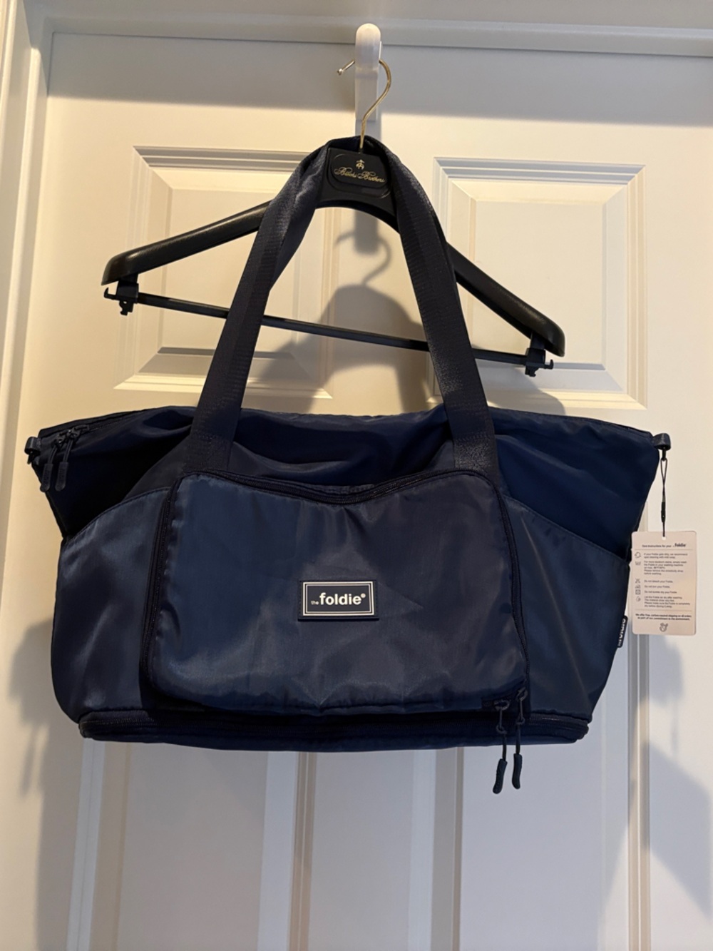BRAND NEW! Foldie Navy Travel Tote Bag for Women